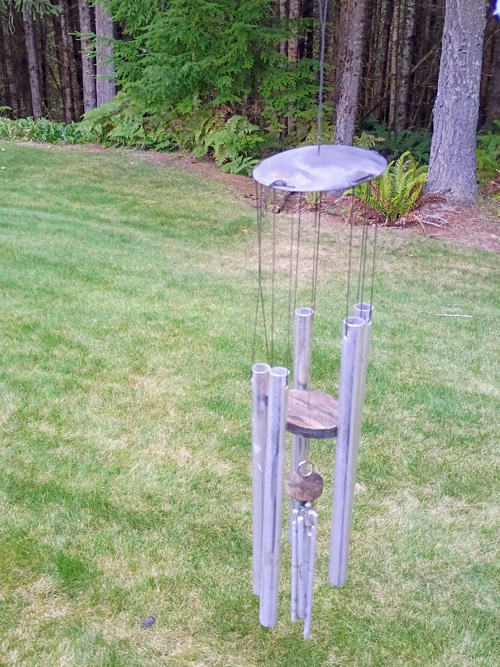 Silver Metal Wind Chime by